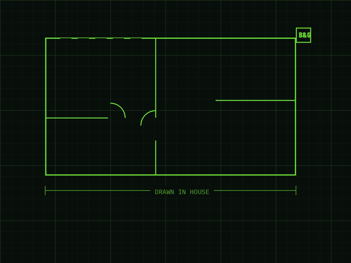 In-house blueprints and drawings
