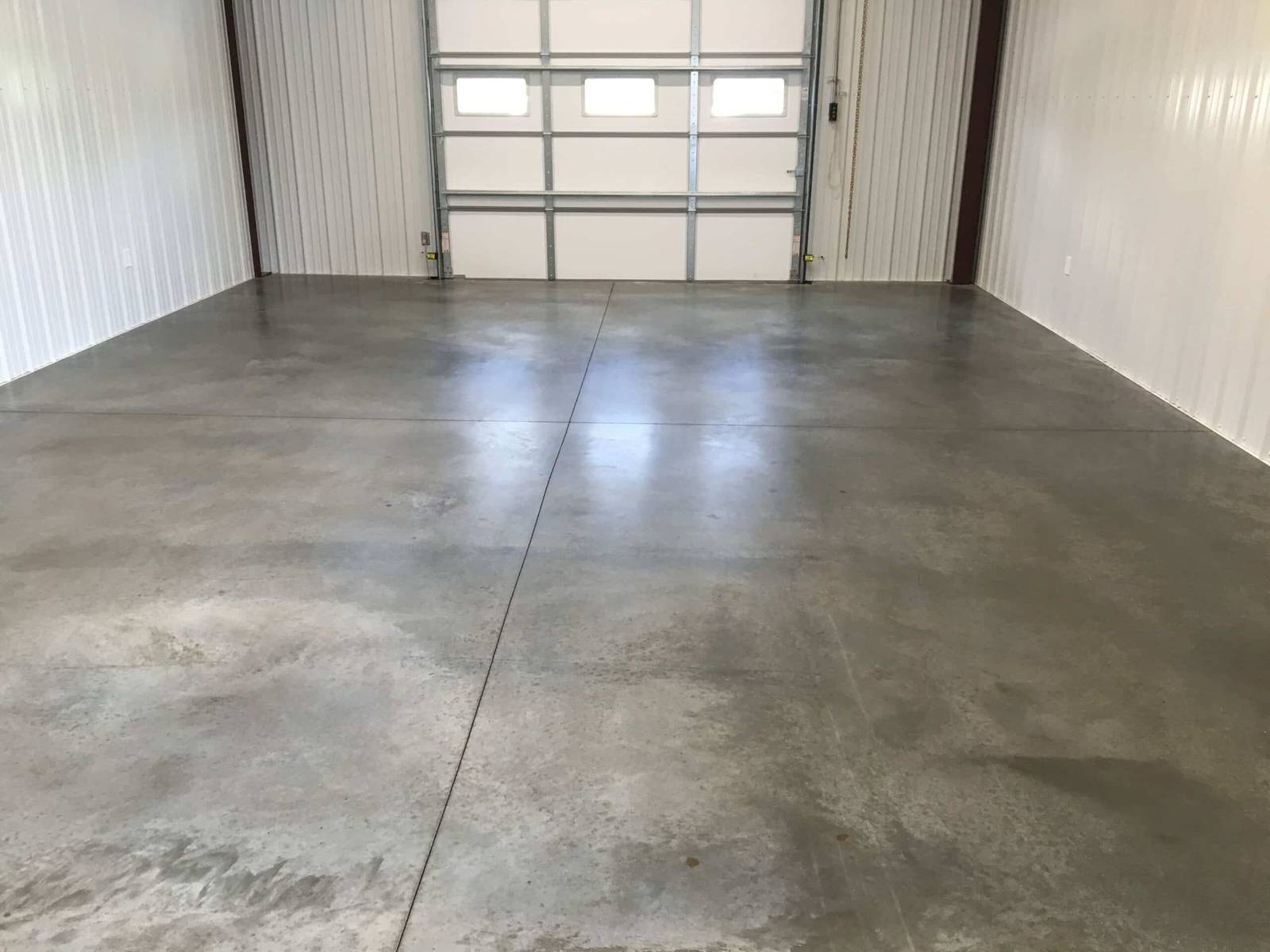 Finished concrete floor poured by B&G Property Solutions
