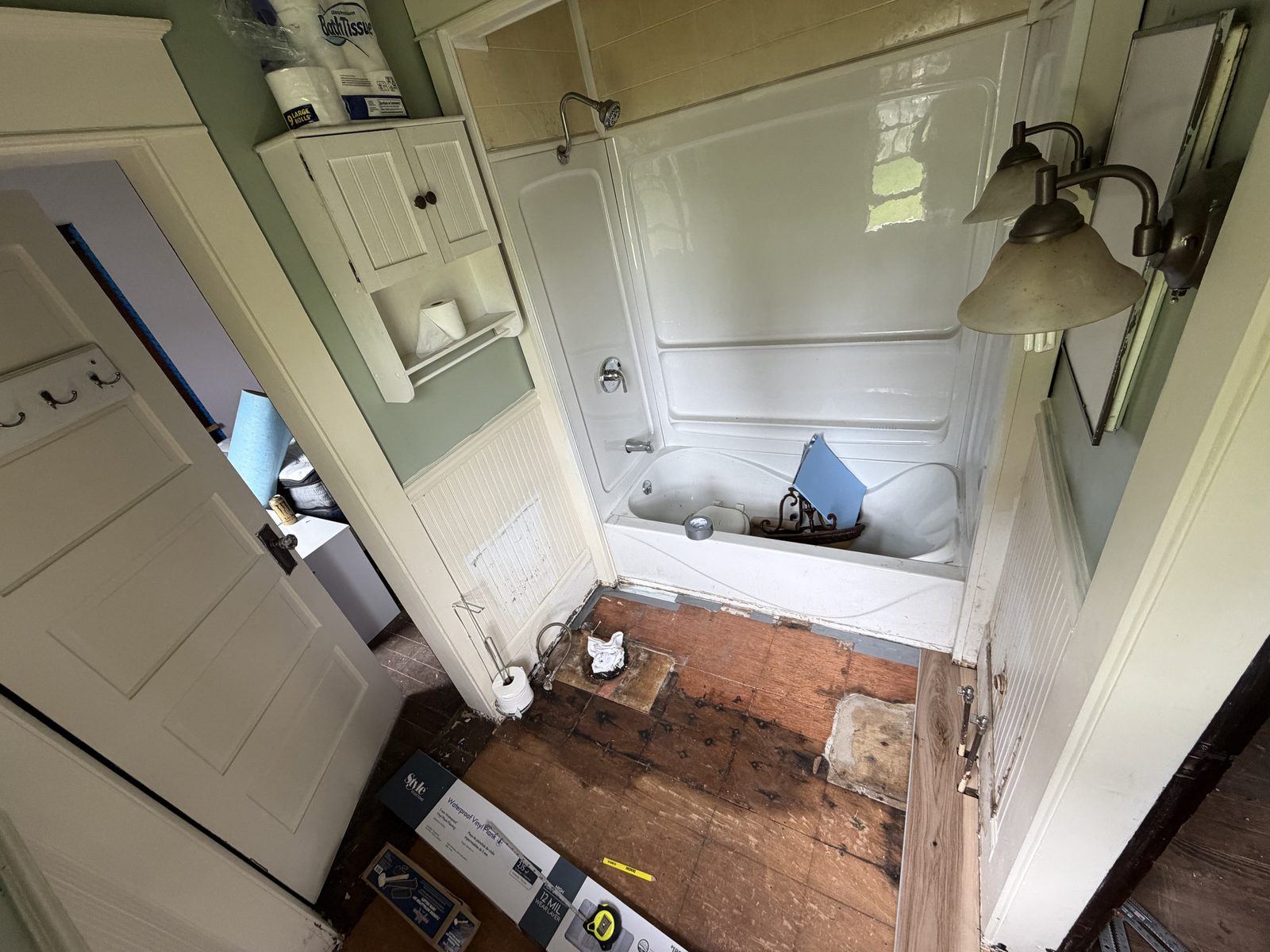 Bathroom before