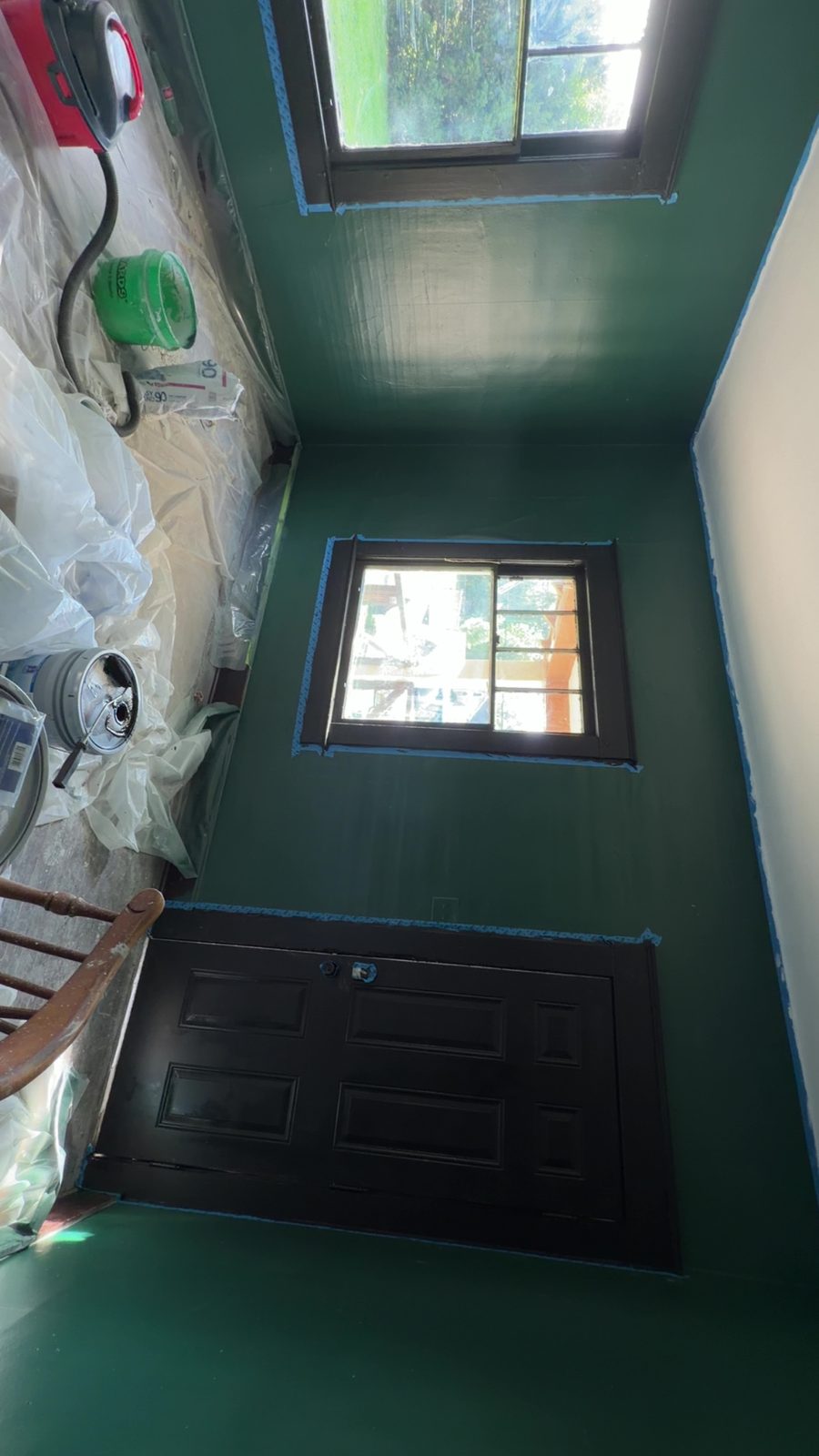 Painted entryway