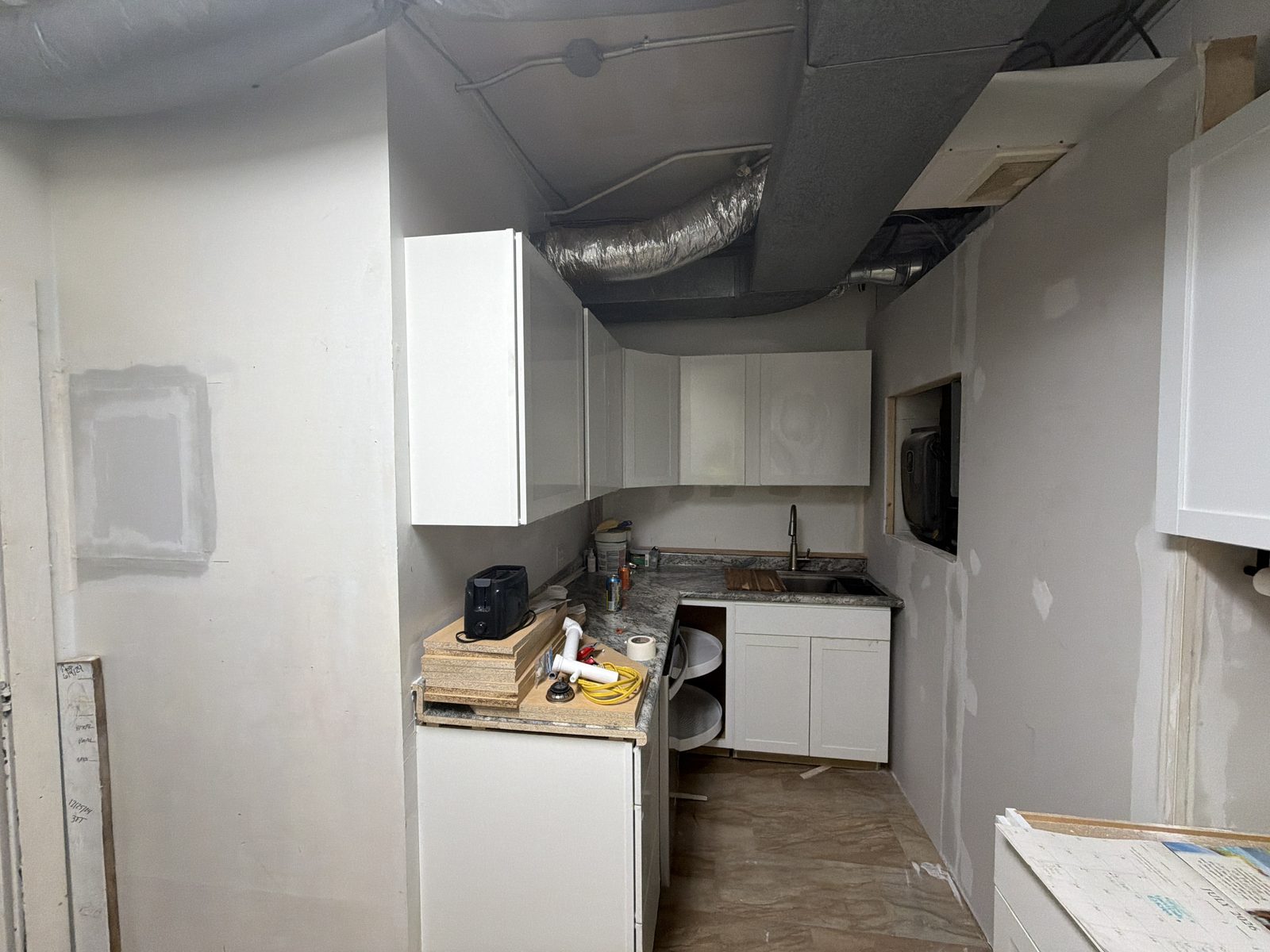 Kitchen remodel in progress